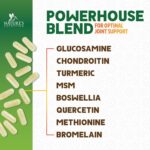 Glucosamine Chondroitin MSM - 3x Strength Joint Support Supplement for Joint Mobility & Comfort For Men and Women, Glucosamine Supplements Complex with Turmeric & Boswellia - 240 Capsules - Image 6