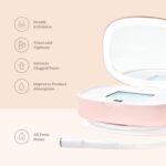 Trophy Skin UltradermMD - 3 in 1 Home Spa Microdermabrasion - Deep Skin Exfoliator Machine with Real Diamond and Pore Extractor Tips - Rejuvenate Face Skin and Even Out Skin Tone - Blush - Image 3