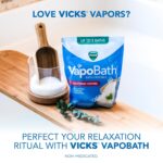 Vicks VapoBath, Bath Crystals, Soothing Non-Medicated Vicks Vapors, Refreshing Aromatherapy with Eucalyptus, Menthol, and Essential Oils, Bath Salts, 24oz - Image 6