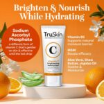 TruSkin Vitamin C Face Cream – Brightening & Hydrating Daily Moisturizer with Vitamin E, B5, Jojoba Oil & Green Tea – Smooth, Radiant-Looking Skin, 4 Fl Oz - Image 3