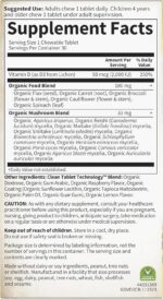 Garden of Life Organics Vegan Vitamin D3 Chewable - Raspberry Lemon, 2,000 IU (50mcg) Whole Food Vitamin D3 from Lichen Plus Food & Mushroom Blend, Gluten Free, 30 Chewable Tablets - Image 8