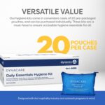 Dynarex DynaCare Daily Hygiene Kit - Travel Essentials Toiletry Bag - Includes TSA Approved Shampoo, Toothbrush Set, Razor and More - Blue, 1 Kit (10-Pieces) - Image 4