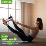 Pilates Ring and Ball Set with Resistance Bands - Pilates Equipment for Home Workout - 14'' & 12'' Pilates Rings, 2 Pilates Balls, 5 Resistance Bands for Toning Arms, Thighs/Legs & Core - Image 4