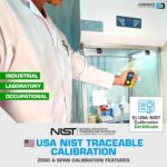 Oxygen Detector by Forensics | USA NIST Calibration & Certificate | Dust & Explosion Proof | USB Recharge | Sound, Light and Vibration Alarms | 0-30% O2 | - Image 4