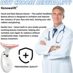 Device | 7-in-1 Red Light Therapy for Face and Neck - 7 Colors, Smart Vibration | Red Light Face Massager Tool - Effectively Remove Wrinkles, Lift Neck, Portable Skin Care Tool (White) - Image 3