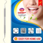 G.CATACC Dental Tool, Metal Dental Pick, Stainless Steel Tooth Scraper Plaque Tatar Remover for Teeth Cleaning Oral Care Hygiene Kit for Home Use - with Case - Image 6