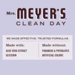 MRS. MEYER'S CLEAN DAY Antibacterial Hand Sanitizer Spray, Travel Size, Removes 99.9% of Bacteria, Lavender, 2 oz - Pack of 4 - Image 5