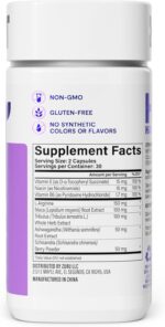 Habit Libido Supplement 2 Pack (120 Capsules) - New Look, Natural Aphrodisiac Blend with Maca, Ashwagandha L-Arginine, Supports Energy and Performance, Vegan, Non-GMO - Image 6