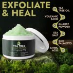 Tea Tree Scalp Scrub | Itchy & Dry Scalp Care with Tea Tree Oil, Quartz Powder & Sea Salt | Gently Exfoliates, Helps Reduce Flakes, Supports Healthy Hair Growth & Scalp Balance (pack of 2) - Image 4