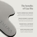 304-Grade Stainless Steel Gua Sha Facial Tool, Easing Facial Tension, Massage and Sculpting Tool for Face and Body, Encourage Lymphatic Drainage, Jawline Sculptor, Skin Care Gift - Image 3