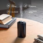 Airversa Waterless Diffuser for Essential Oil, Car Diffsuer, Battery Operated Nebulizer, 0.7 Fl Oz/ 20mL, Mini Scent Air Machine, 3 Timers & 3 Mist Levels for Home, Room, Car, Office - AN6 Black - Image 6