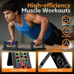 IUT Solid Push Up Board 15 in 1 Home Workout Equipment Multi-Functional Pushup Stands System Fitness Floor Chest Muscle Exercise Professional Equipment Burn Fat - Image 5