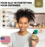 Elderberry with Vitamin C, Zinc, & Ginger – Potent Immune Booster 5000 Mg Elderberry, Zinc, & Vitamin C – Non-GMO Immunity Vitamins for Adults to Help You Feel Vibrant, 60 Caps. - Image 3