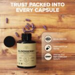 Elderberry with Vitamin C, Zinc, & Ginger – Potent Immune Booster 5000 Mg Elderberry, Zinc, & Vitamin C – Non-GMO Immunity Vitamins for Adults to Help You Feel Vibrant, 60 Caps. - Image 7