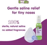 Boogie Micro-Mist Saline Inhaler, Baby Nose Congestion Relief, Nasal Spray for Kids, Pediatrician Recommended, 1.7oz Unscented - Pack of 1 - Image 4