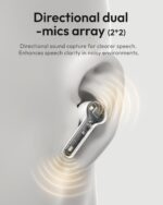 Diamond X1 OTC Hearing Aids with Bluetooth Rechargeable App Control Noise Reduction Long Battery Life Comfort Fit for Mild to Moderate Hearing Loss, White - Image 5