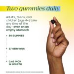 MegaFood Elderberry Gummies for Kids, Teens & Adults, Immune Support Supplement, Gummy Vitamins - Made with Zinc & Real Food, Pectin-Based, USDA Organic, Vegan - 54 Count, 27 Servings - Image 4