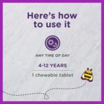 Zarbee's Kids Immune Support, Vitamin C, D & Zinc Daily Immunity Vitamins for Children 4+ Years, Natural Tropical Fruit Flavor, 28 Chewable Tablets - Image 5