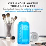 Cinema Secrets Original Blue Vanilla Makeup Brush Cleaner Solution - Professional Cleanser for Makeup Brushes - Quick-Drying, Rinse-Free Formula - Removes Stubborn Waterproof Make Up - Image 3