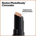 Revlon Concealer Stick, PhotoReady Face Makeup for All Skin Types, Longwear Medium- Full Coverage with Creamy Finish, Lightweight Formula, 003 Light Medium, 0.11 Oz - Image 6