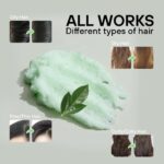 Tea Tree Scalp Scrub - 400g (14 fl.oz) 1 Bottle, Exfoliating & Moisturizing Treatment for Dry, Flaky Scalp - Deep Cleansing Hair Scrub with Natural Exfoliants & Nourishing Oils - Image 4