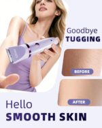 Ufree Bikini Trimmer Electric Razors for Women, Rechargeable Pubic Body Hair Trimmer Electric Shaver for Legs Body Hair, Bikini Shaver IPX7 Waterproof, Gifts for Women, Purple - Image 4