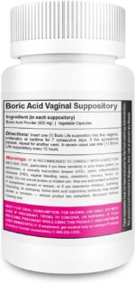 NutraBlast Boric Acid Suppositories - 100% Pure Made in USA - Boric Life Intimate Health Support (30 Count) - Image 3