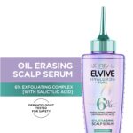 L'Oreal Paris Elvive Hyaluron + Pure Oil Erasing Scalp Serum with Salicylic Acid For Oily Hair, 3.45 Fl Oz - Image 3