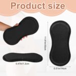 2pcs Abdominal Side Compression Boards, 11.81x5.51x0.47in Sponge Material Lipo Foam Lateral Protectors for Post Surgery Recovery Waist Filling Skin Anti-Sagging(Black) - Image 3