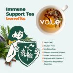 Immunity Booster Decaffeinated Tea Bags, Pure Herbal Immunity Blend - Lemon Balm, Peppermint, Chamomile, Lavender. Immune Support Supplement - 60 Bags by Aprika Life - Image 6
