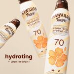 Hawaiian Tropic Weightless Hydration Sunscreen Spray SPF 70, 6oz | High SPF Sunblock, Oxybenzone Free, Hawaiian Tropic Spray Sunscreen, 6oz - Image 3