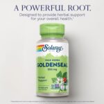 SOLARAY Goldenseal Root Capsules - 550 mg, Golden Seal Herbal Supplements for Wellness Support, Vegan, No Gluten, for Adults - 50 Count VegCaps - Image 4
