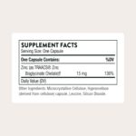 THORNE - Zinc Bisglycinate 15mg - Daily Support for Skin, Eye & Immune System Health* - Chelated Zinc Supplement - 60 Servings - Image 3