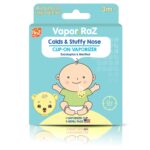 RaZbaby Vapor-Raz Clip-On Vaporizer – Reusable for Cough, Cold & Congestion Relief with Soothing Menthol & Eucalyptus Aromatherapy – Use at Home & On-the-Go – Includes 4 Vapor Pad Refills - Image 5