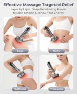 Electric Cupping Device Anti-Cellulite Massager | 12 Suction Modes Intelligent Handheld Cellulite Massage Tool | Body Contouring Fat Remover for Arms Legs Back At-Home SPA Use, Jet-Black - Image 4