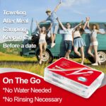 Mini Disposable Toothbrushes with Toothpaste and Toothpick, Tongue Cleaners, Reduce Bad Breath, Tongue Scraper, Prepasted Toothbrush, Pick for Work or Travel (Mint, 20pcs) - Image 3