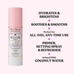 Too Faced Hangover 3-in-1 Primer & Setting Spray | Soothing & Hydrating Setting Spray for Face Makeup | Coconut Water - Image 3