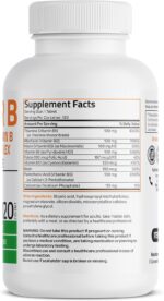 Bronson Super B100 Vitamin B Complex Sustained Release Contains All B Vitamins (Vitamin B1, B2, B3, B6, B9 - Folic Acid, B12), 120 Tablets - Image 3