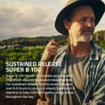 Bronson Super B100 Vitamin B Complex Sustained Release Contains All B Vitamins (Vitamin B1, B2, B3, B6, B9 - Folic Acid, B12), 120 Tablets - Image 4