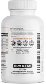 Bronson Super B100 Vitamin B Complex Sustained Release Contains All B Vitamins (Vitamin B1, B2, B3, B6, B9 - Folic Acid, B12), 120 Tablets - Image 5