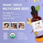 MaryRuth's Toddler Multivitamin | Vitamin A C D E B6 B12 Zinc | Healthy Growth Support | Immunity | Bone Health | Cognitive Function | Organic | Sugar Free | Vegan | Non-GMO | 2 Fl Oz | 30 Day Supply - Image 6