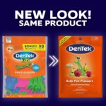 DenTek Fun Flossers – Kids Floss Picks with Wild Fruit Flavor, 90 Count - Image 4