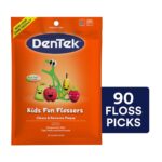 DenTek Fun Flossers – Kids Floss Picks with Wild Fruit Flavor, 90 Count - Image 7