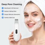 Skin Scrubber Face Spatula, Blackhead Remover Tool for Facial Deep Cleansing, Face Spatula Pore Cleaner with 4 Modes, Whitehead Remover, Blackhead Extractor, Face Scrubber (White) - Image 3