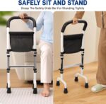 Upgraded Mobility Stand Assist Aid for Elderly, Adjustable Walking Cane for Seniors and People with Limited Mobility - Image 4