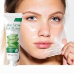 Aloe Vera Gel Peel Off Mask, Face Gel - Natural Hydrating Aloe Vera Peel-Off Mask Long-lasting Moisturizing & Locks in Moisture for Dry, Oily & Sensitive Skin, 1.76Oz - Image 4