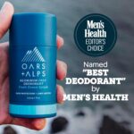 Oars + Alps Aluminum Free Deodorant for Men | Long Lasting Odor Protection, Clear & Free of White Residue, Anti-Chafing Smooth Glide, Dermatologist Tested, Fresh Ocean Splash, 1pk, 2.6oz - Image 4