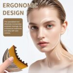 New Lymphatic Contour Face Brush - Dry Brushing Face Massager for Lymphatic Drainage, Chin & Jawline Sculpting - Ergonomic Skin Fit Design to Reduce Puffiness, Relieve Fatigue - Image 3