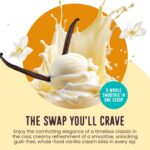 FlavCity Vanilla Protein Shake Powder with Collagen Peptides, Reishi & Cordyceps Mushrooms - Focus, Skin, Hair & Joint Support - 100% Grass Fed Whey All in One Smoothie, 20 Servings - Image 3