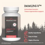 Mountain Peak Nutritionals Immuni-V - Immune System & Whole Body Support Supplement - Natural Antioxidant Booster with Humic Acid, Olive Extract, & Elderberry (60 Vegetarian Capsules) - Image 3